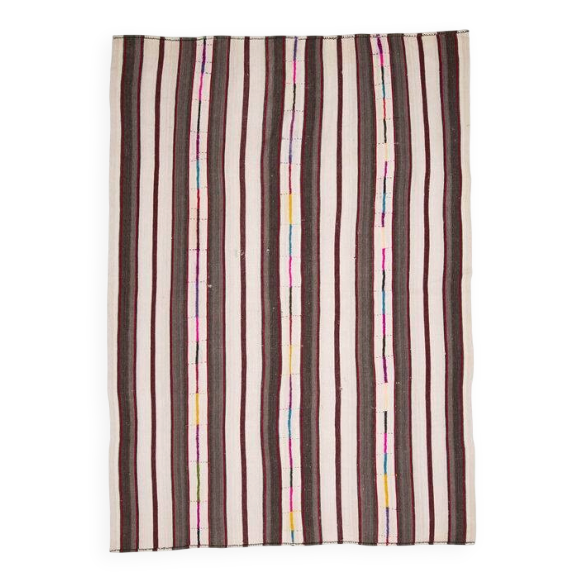 Vintage kilim rug for living room 189x259