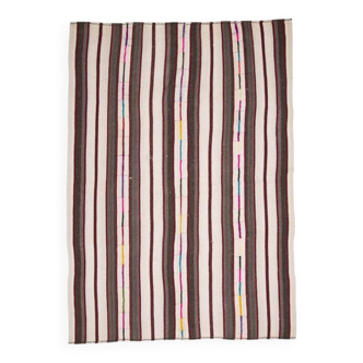 Vintage kilim rug for living room 189x259