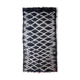 Blue double-sided rug 110x220cm