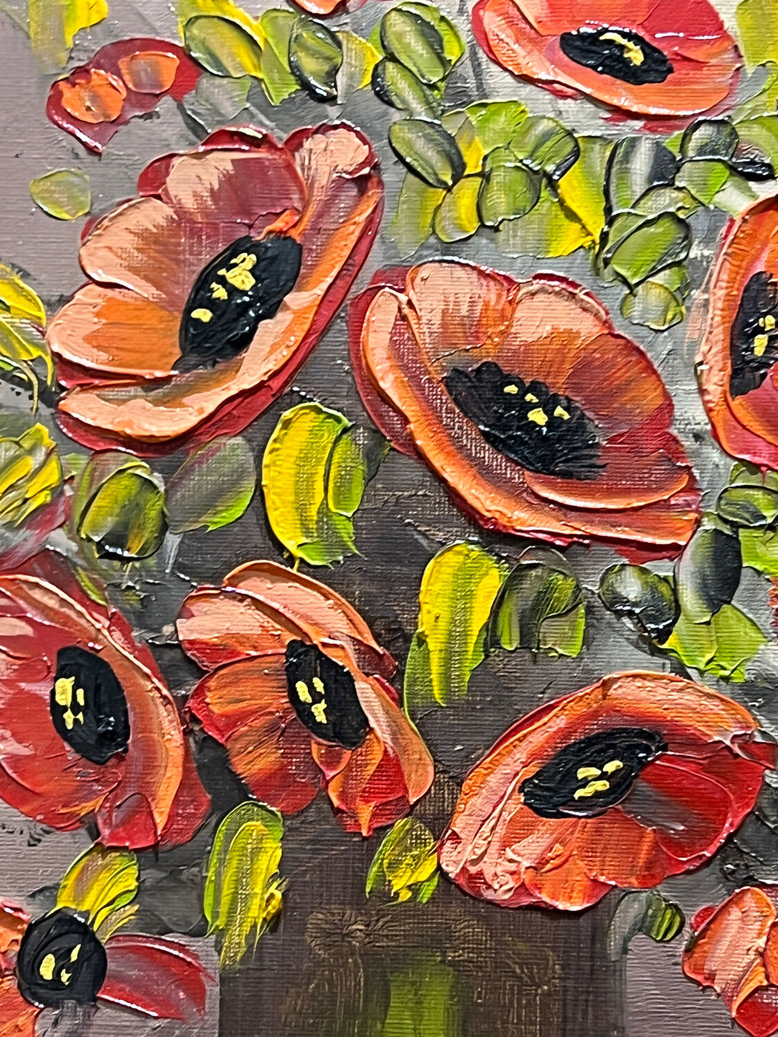 Still Life A Vase with Poppies