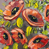 Nature morte Une Vase avec des Coquelicots