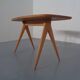 Italian Beech Side Table, 1960s