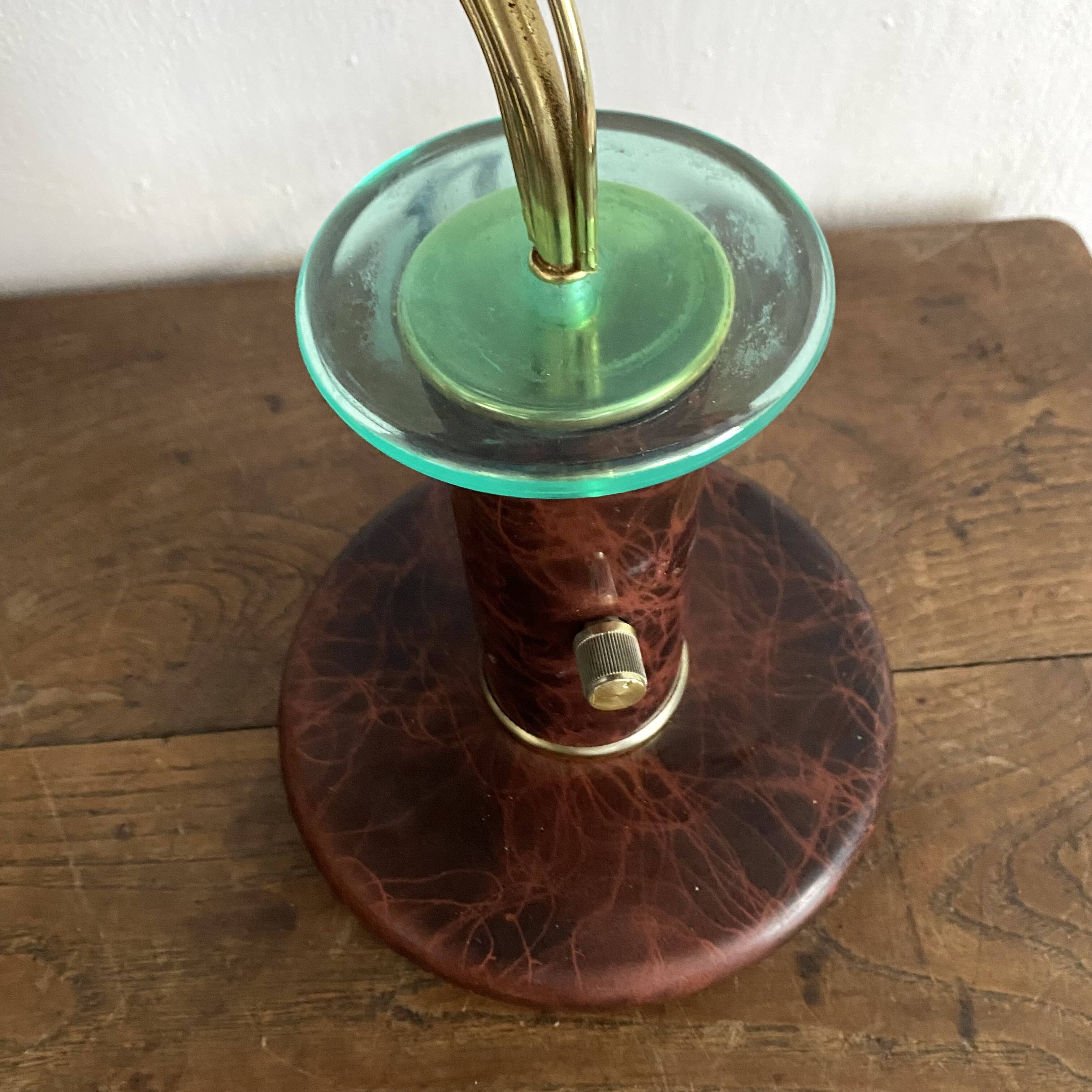 Vintage 80s mushroom lamp