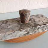 Blotter stamp in gray vintage marble 40s-50s