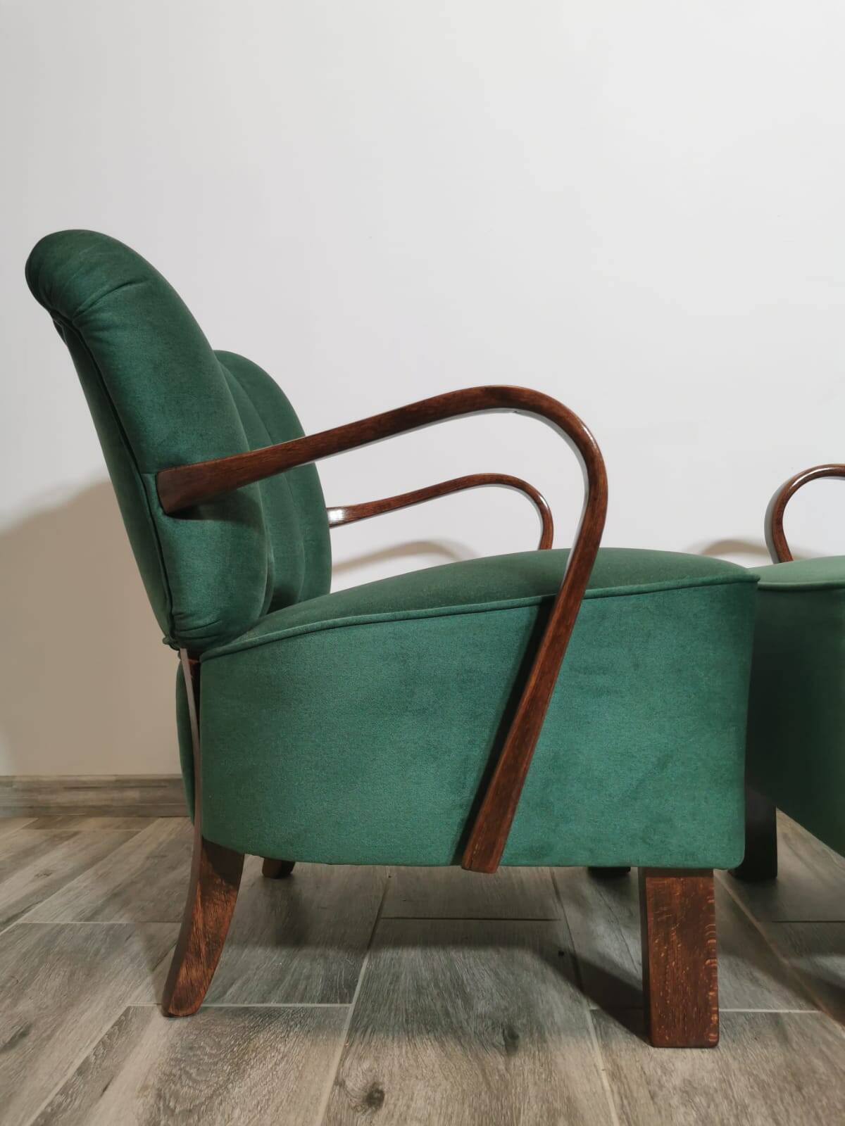 Fauteuils par Jindřich Halabala, 1950s, Set de 2