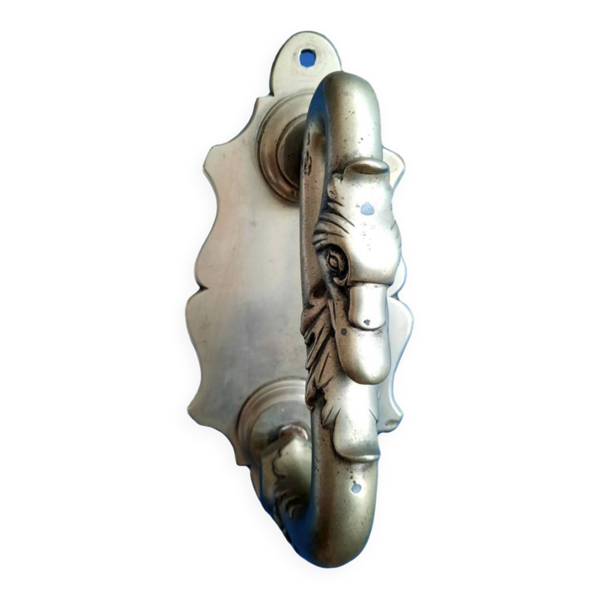 Antique door knocker (swan neck)