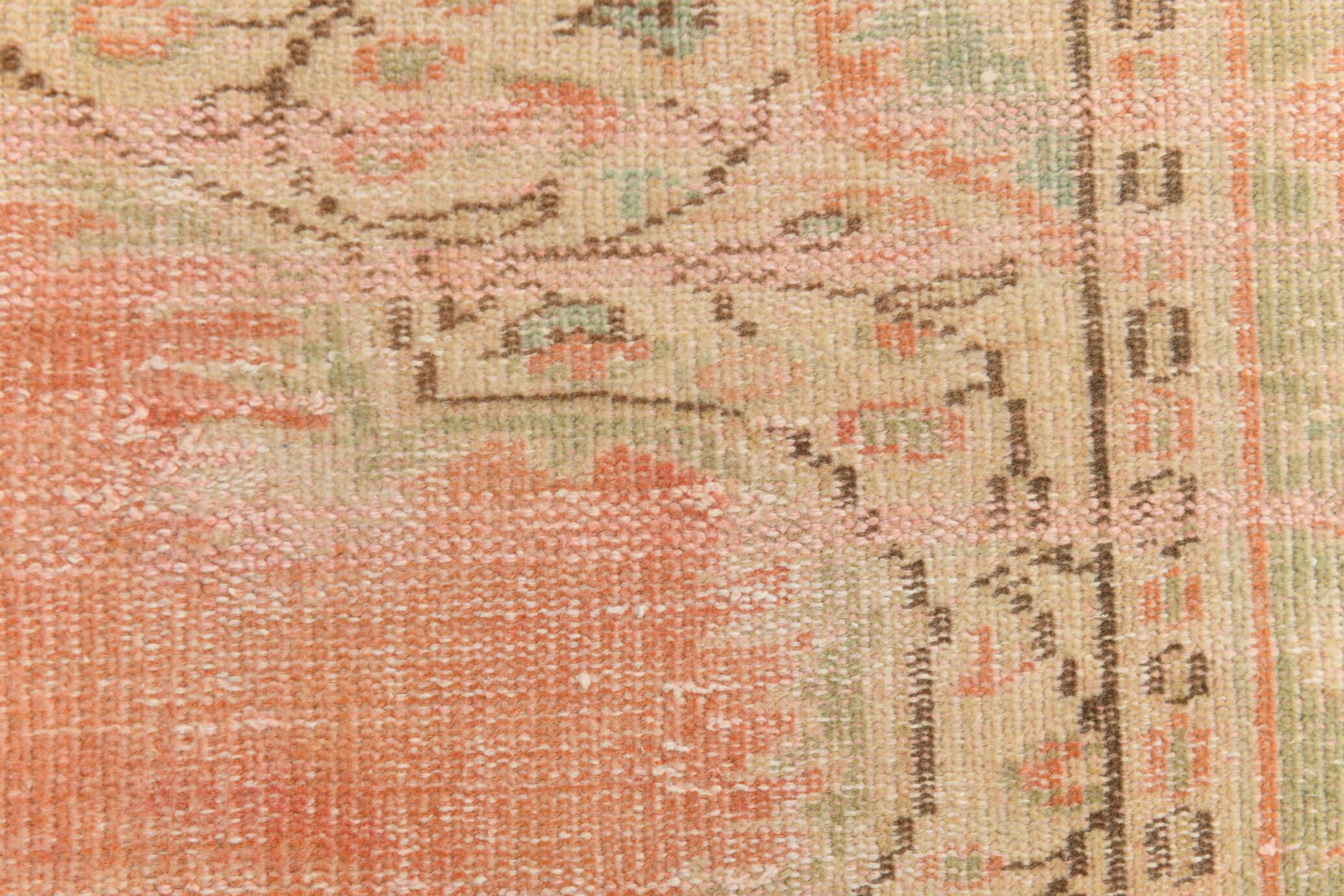 6x8 Vintage Pale Red Classic Rug, 179x254Cm