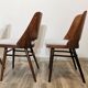 Chaises de salle à manger par Radomir Hoffman pour ton, années 1950, Set de 4