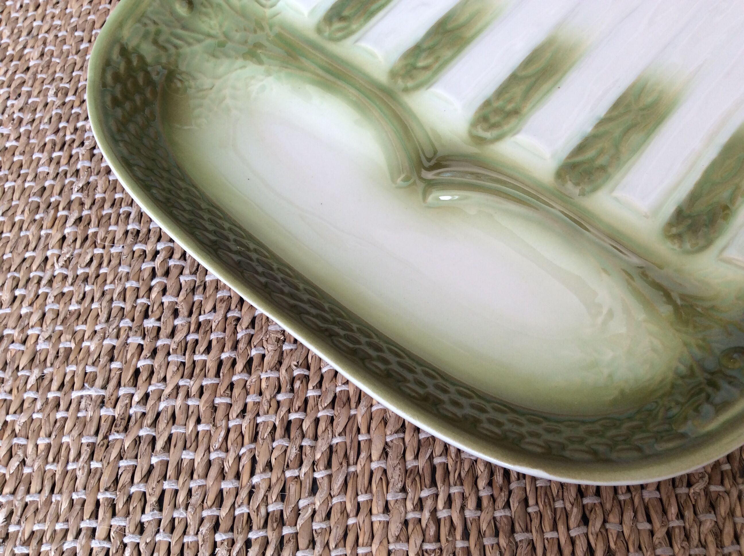 Asparagus dish in slurry