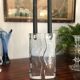 Paire de bougeoirs scandinaves vintage