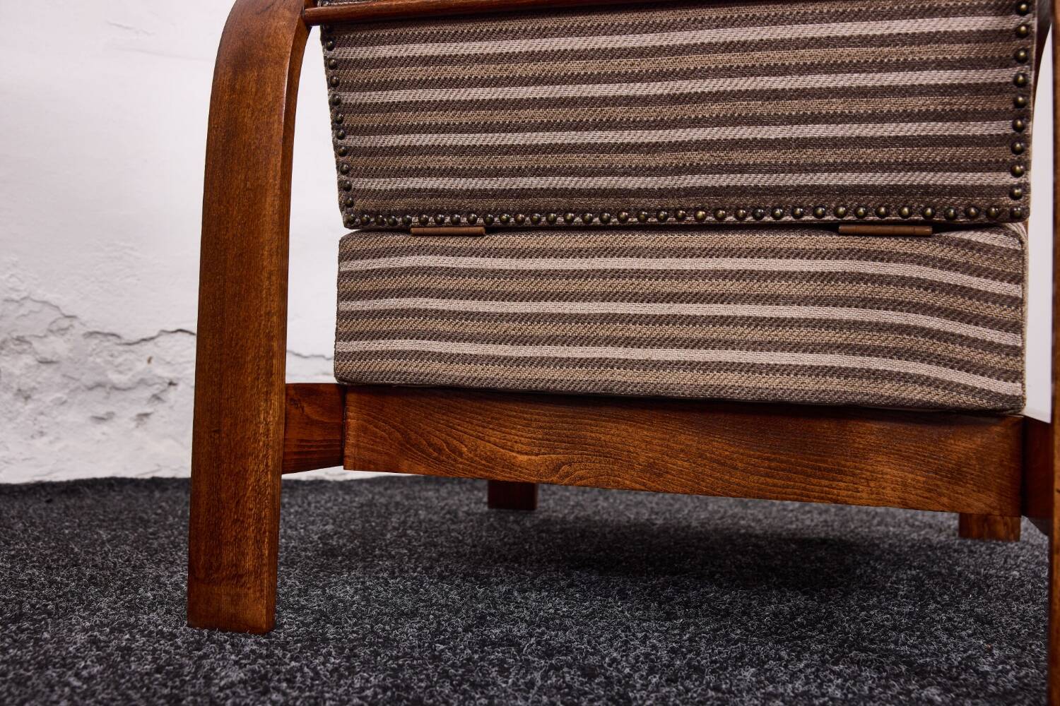 Fauteuils Art Déco hongrois, modèle 445, Szék és Faárugyár, Hongrie 1930