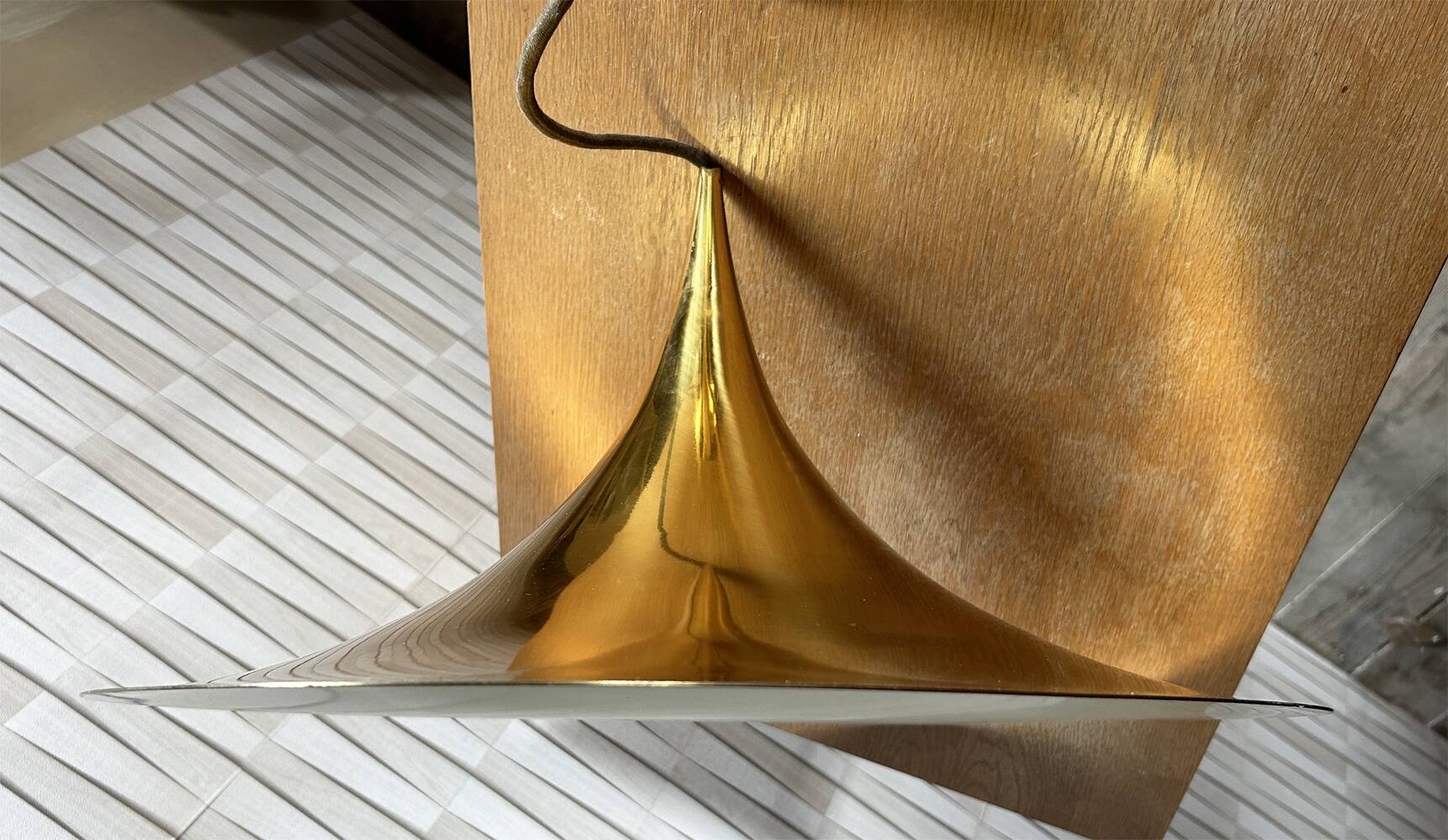 "Semi" pendant lamp by Claus Bonderup & Torsten Thorup by Fog & Morup, vintage, Denmark, year 1968.