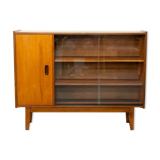 Bookcase with sliding doors