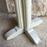 Healing or vintage bistro table in grey wood - 1960