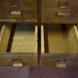 Mid century wooden apothecary drawers, 1940s, 50s