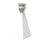 Lampe pyramide en porcelaine de Bruxelles, années 80
