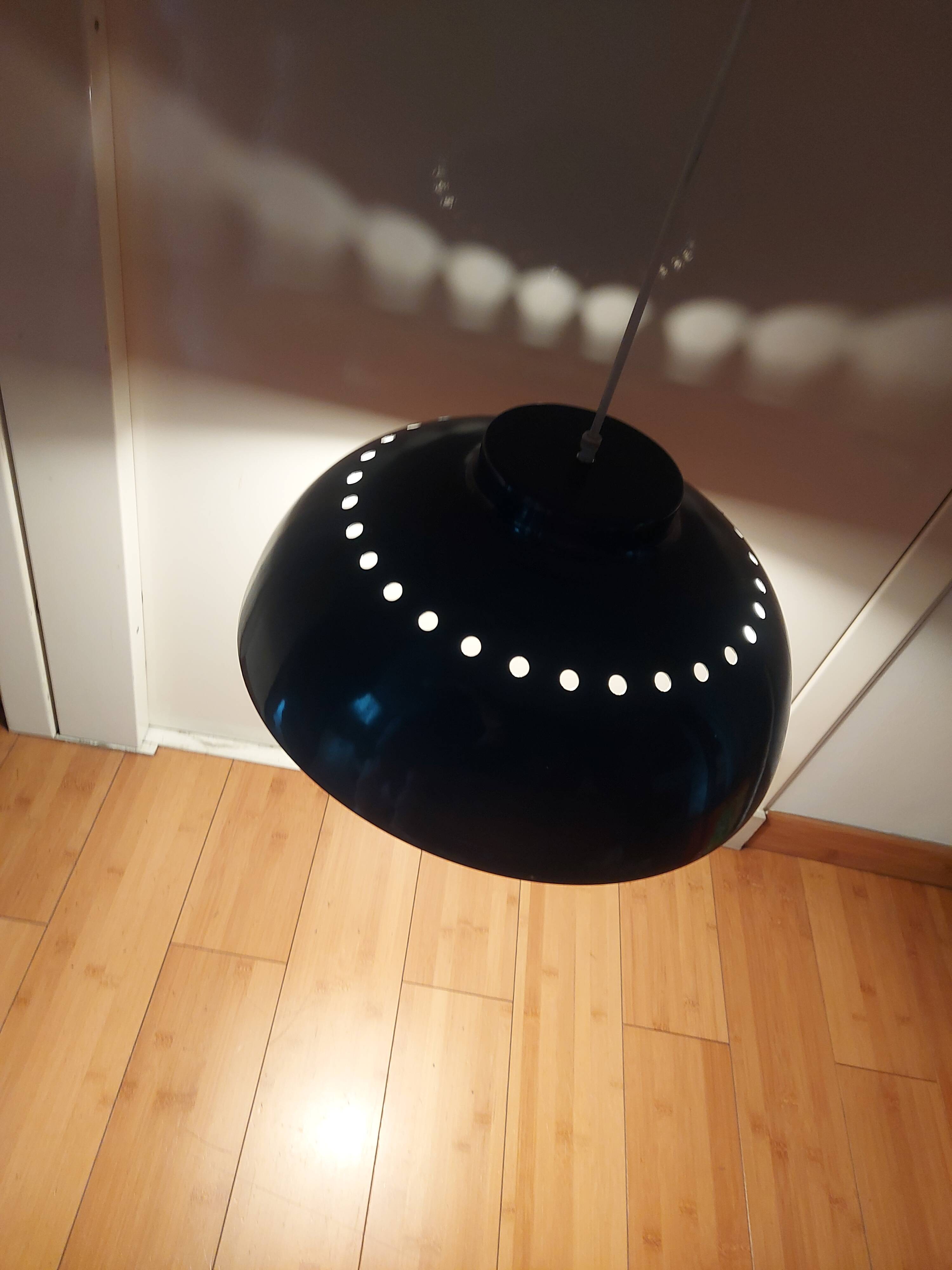 Metal pendant lamp Delmas 60's