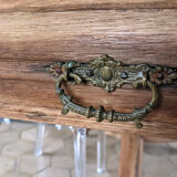 Old table in expandable oak (probably 18th century.