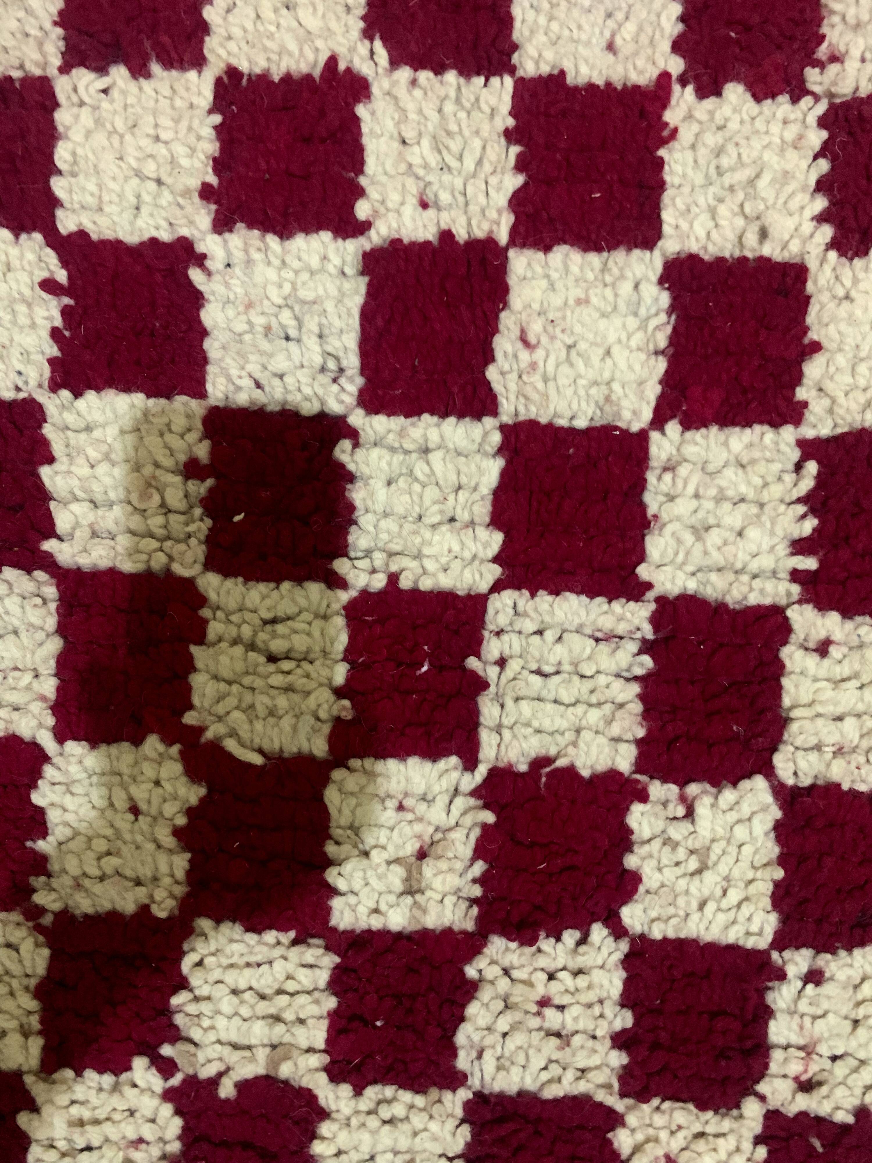 Traditional handmade Benni Ouarin rug size 120 x 80 cm