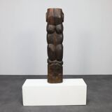 Sculpture in Carved Wood “Totem” by Mario Orsogna, 1977