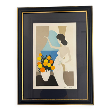 lithograph by Maria Teresa Torres