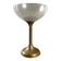 Vintage champagne bucket in brass and plexiglass, Europe, 1970s.