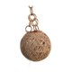 Suspension boule en file de rotin