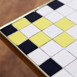 Vintage mosaic pedestal table