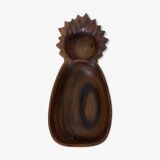 Scandinavian fruit bowl pineapple in teak