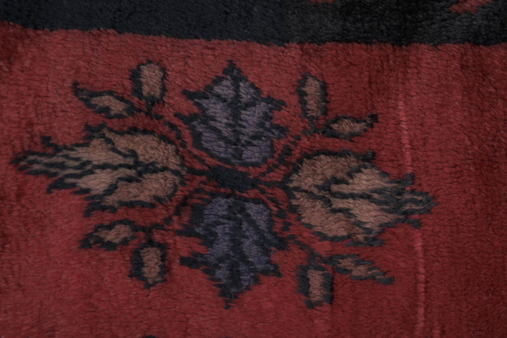 Tapis vintage turc de oushak tissé à la main 108x163 cm