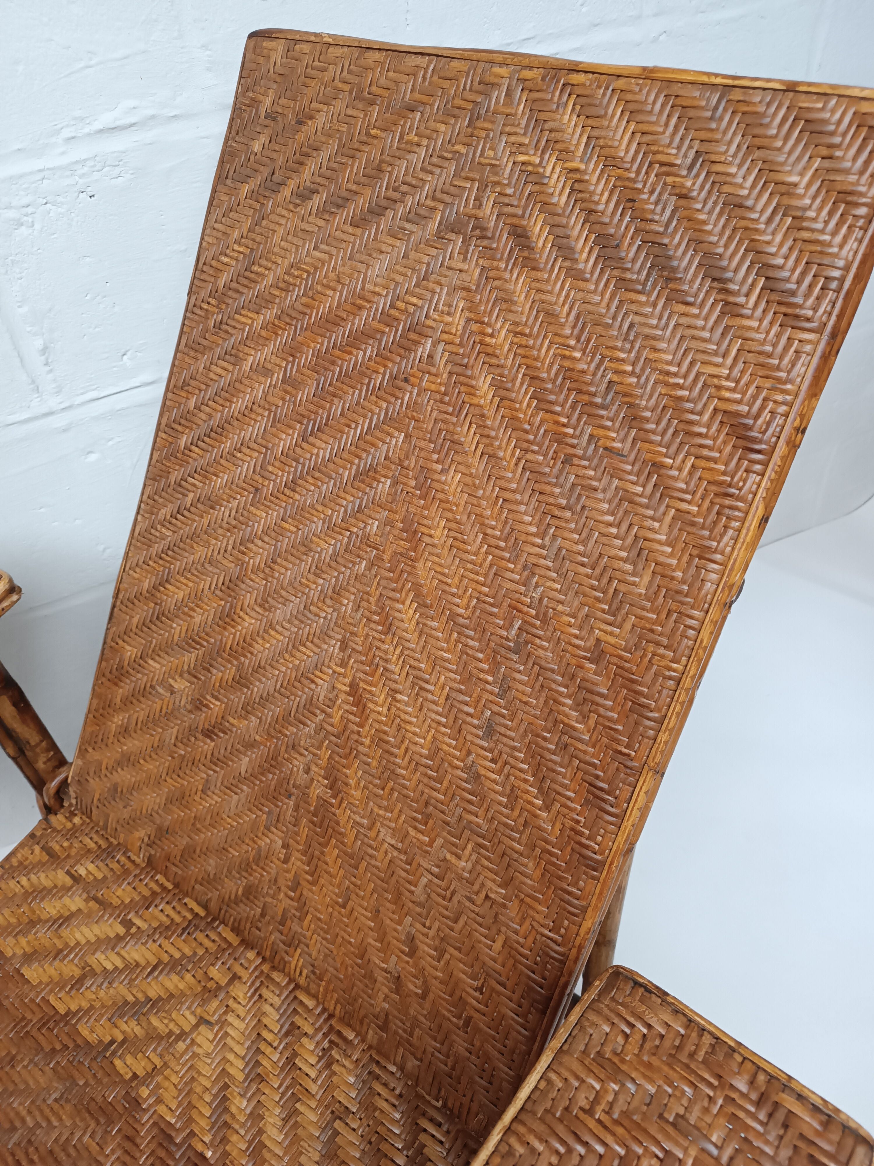 Antique rattan chair 1900