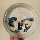 Ceramic plate signed vintage 70s