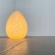 Vintage Murano glass egg floor lamp whirlpool by Vetri Murano