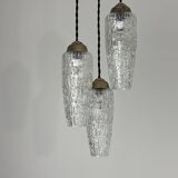 Antique cascade 3-bulb vintage chandelier