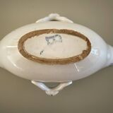K&G Lunéville blue and white ironstone sauceboat