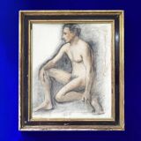 Dessin 1930 "Jeune homme de profil"