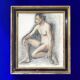 Dessin 1930 "Jeune homme de profil"