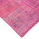 Handwoven Turkish Contemporary 205 cm x 302 cm Pink Patchwork Carpet