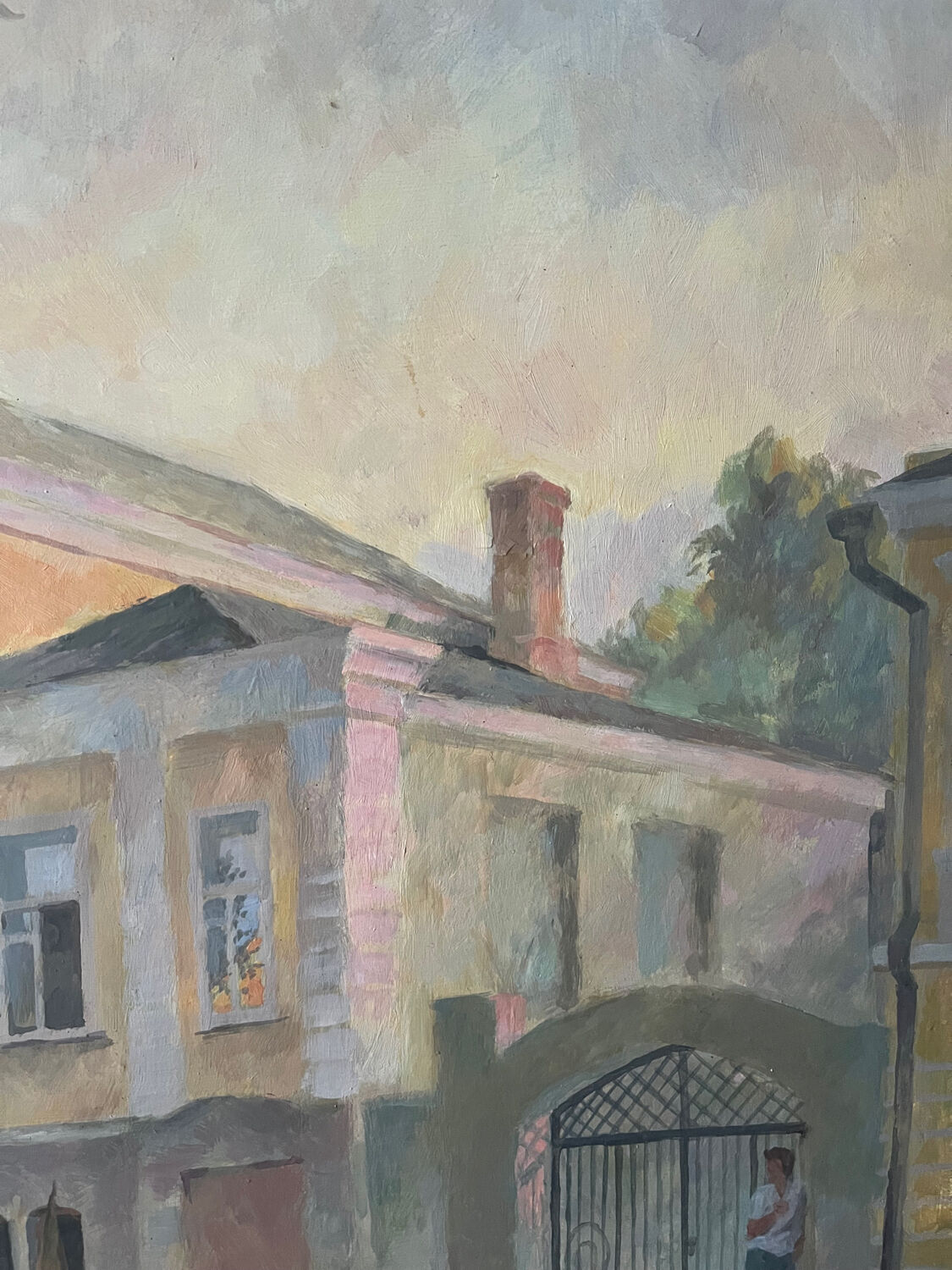 "The Tishashev House – Opochka" signed A. A. Yeremin