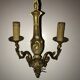 Pair of Louis XV style bronze wall sconces