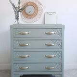Green art deco dresser