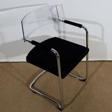 Office chair in chromed metal – xxth