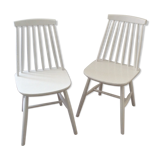 Paire de chaises scandinaves des années 60