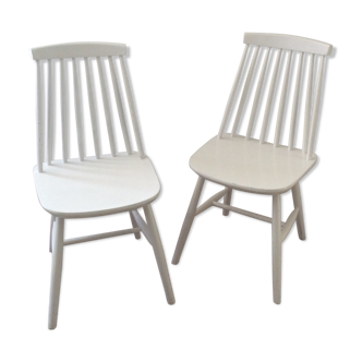 Paire de chaises scandinaves des années 60