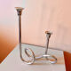 70s double candle holder