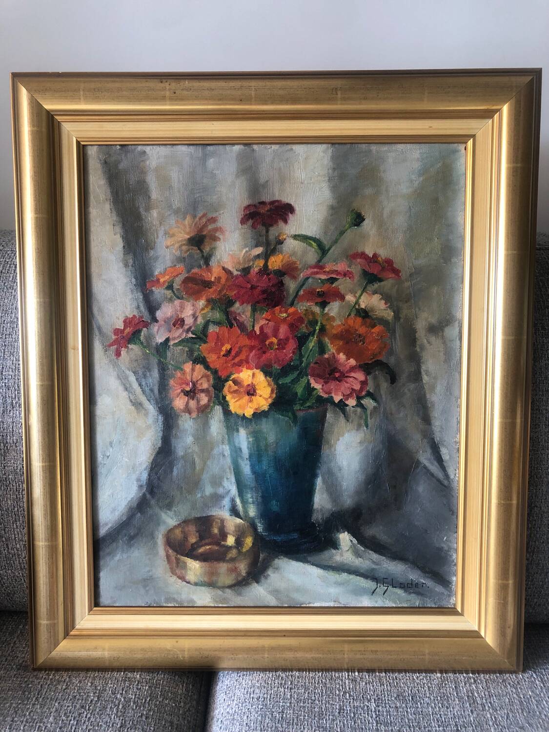 Antique signed painting