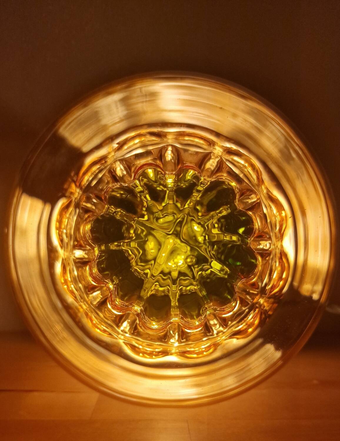 Lampe à poser tactile en verre de Murano