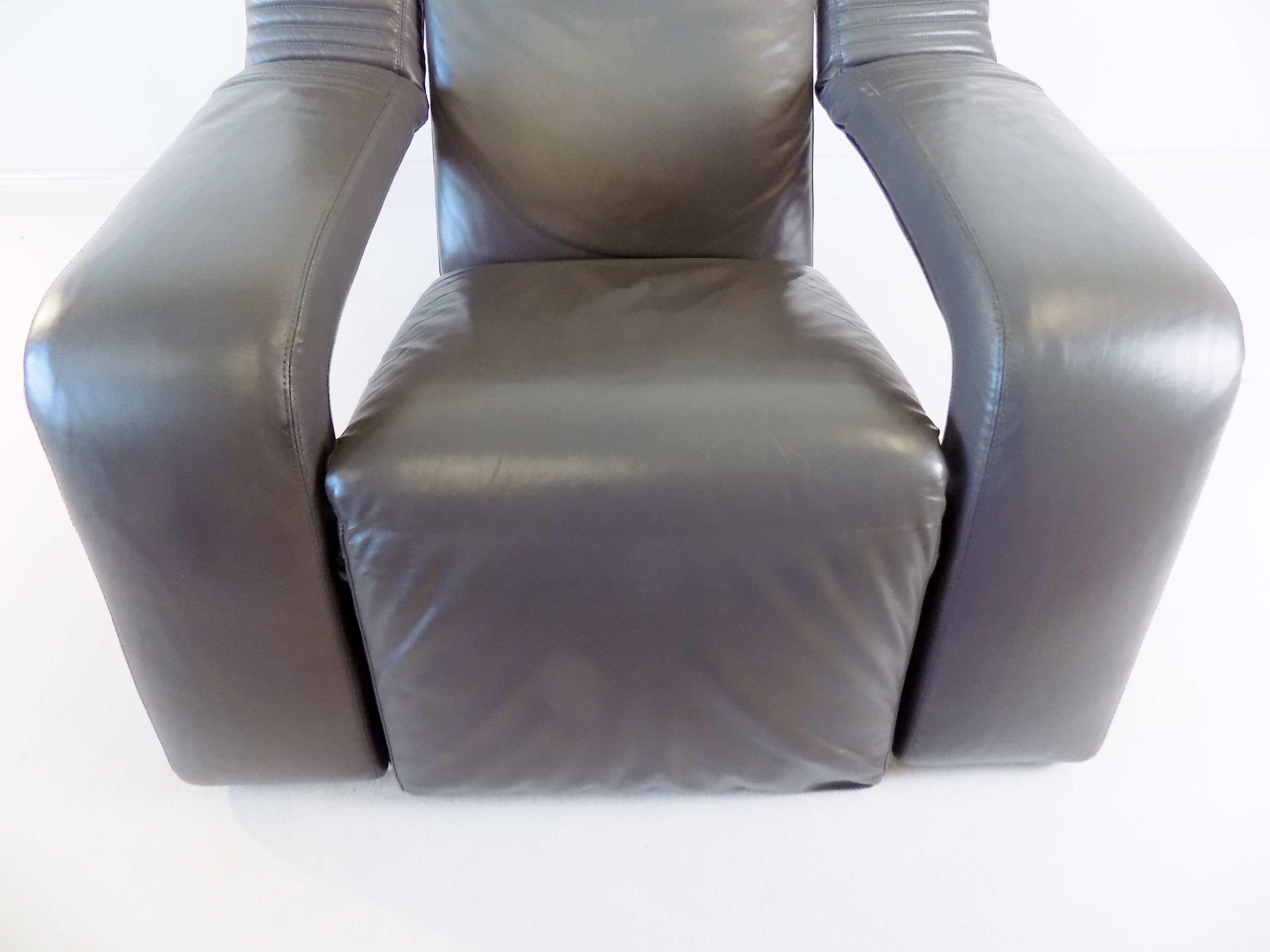 Fauteuil en cuir Brunati Kilkis par Ammanati & Vitelli
