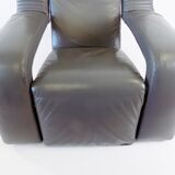 Fauteuil en cuir Brunati Kilkis par Ammanati & Vitelli