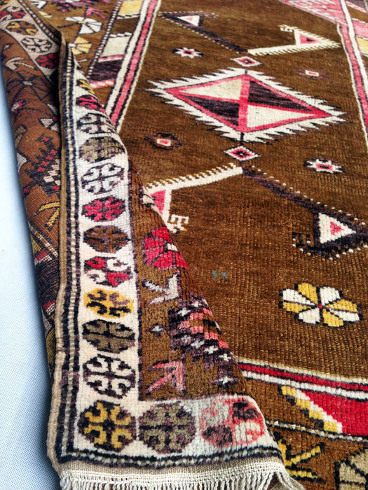 Old Kurdish Kazakh carpet 1950 - 125x205cm